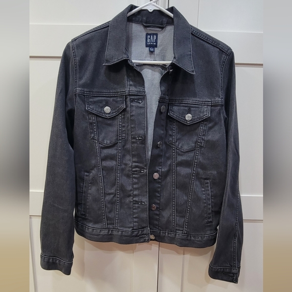 GAP Jackets & Coats Gap Black Denim Jacket Poshmark